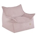 Roya laste tugitool, heleroosa, premium velvet