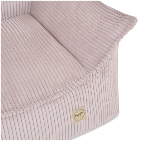Roya laste tugitool, heleroosa, premium velvet