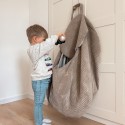 Mänguasjade hoiukott, laste puhv, roheline, premium velvet