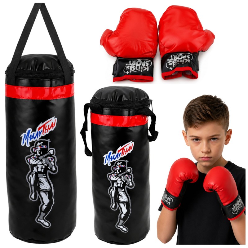 Laste poksikoti ja kinnaste komplekt MUAY THAI S