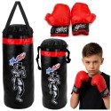 Laste Muay Thai poksikoti komplekt kinnastega, 65 × 22 cm