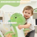 Roheline helidega kiikdinosaurus väikelapsele
