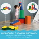 Mitmevärviline pehmete ehitusklotside komplekt, 7-osaline