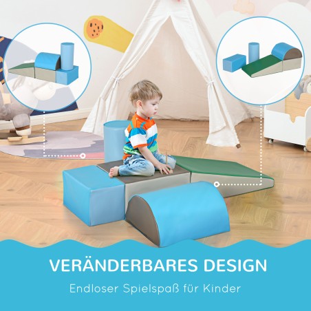 5-osaline pehmete vahtplokkide komplekt lastele