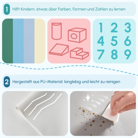 Pehme ronimisklotside komplekt lastele, 4 osa