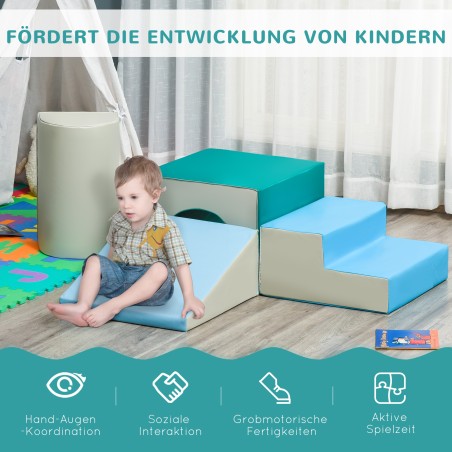 Pehme ronimisklotside komplekt lastele, 4 osa