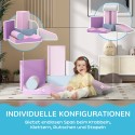 Pehmete vahtplastist ehitusklotside komplekt lastele
