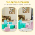 8-osaline pehmete ehitusklotside komplekt lastele
