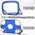 Sinine 2-osaline pop-up-jalgpalliväravate komplekt