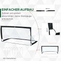 Kokkupandavate jalgpalliväravate komplekt, 2 tk