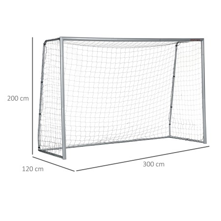 Ilmastikukindel jalgpallivärav 300 × 200 × 120 cm
