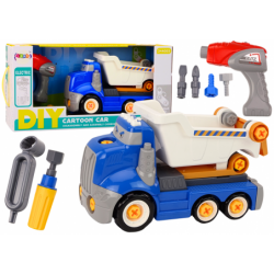 Blue Cartoon keeratav kallur DIY veoauto