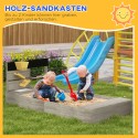 Hall puidust liivakast valamu ja 2 taimekastiga