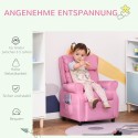 Roosa laste tugitool jalatoe ja reguleeritava seljatoega