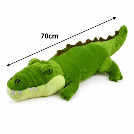 Roheline pehme krokodill-kaisukas 70 cm | MIU.ee