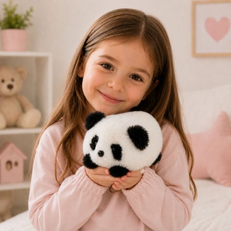 Mustvalge panda kaisukas 16 cm