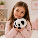 Mustvalge panda kaisukas 16 cm