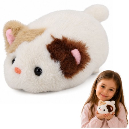 Pehme valge kassipoja kaisukas Kitten Mascot 16 cm