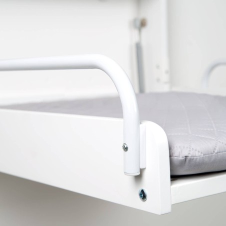 Seinale kinnitatav mähkimislaud valge + mähkimisalus