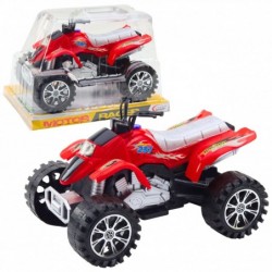 Quad Terrain Drive turvisega rattad punased