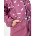 Laste softshell jope fliisvoodriga Slim, plum-bonbons