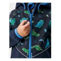 Laste softshell jope fliisvoodriga Slim, tumesinine-dino