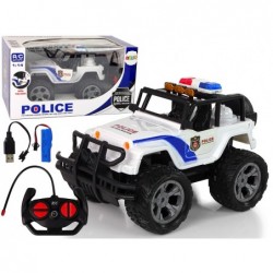 R/C kaugjuhitav auto JEEP politseipatrull...