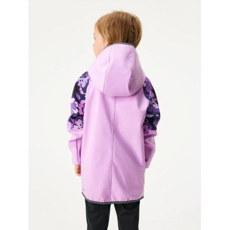 Laste softshell jope fliisvoodriga Slim, helelilla-lilled