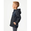 Laste softshell jope fliisvoodriga Basic, must/planeedid