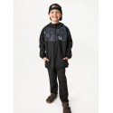 Laste softshell jope fliisvoodriga Basic, must/planeedid