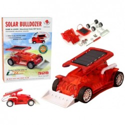 Päikese buldooseri auto punane