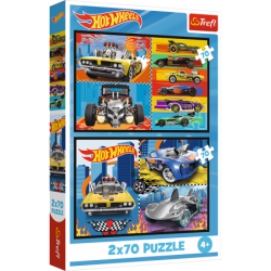Pusle – 2x70 – Autod – Hot Wheels Trefl 34442