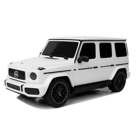 Valge Mercedes-AMG G63 kaugjuhtimisega auto, 1:24
