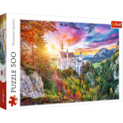 Pusle 500 tk. Vaade Neuschwansteini lossile,...