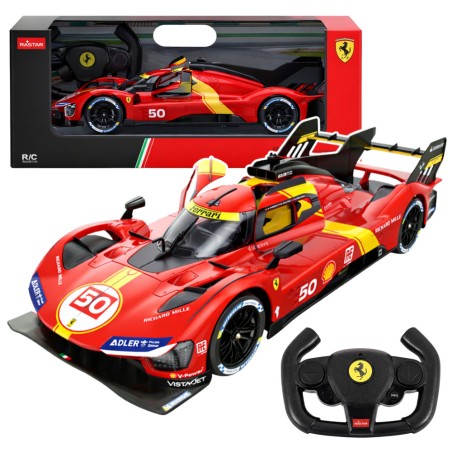 Ferrari 499P puldiga auto Rastar 1:24, punane