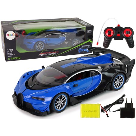 Kaugjuhitav sportauto LED-esitulede ja R/C-puldiga