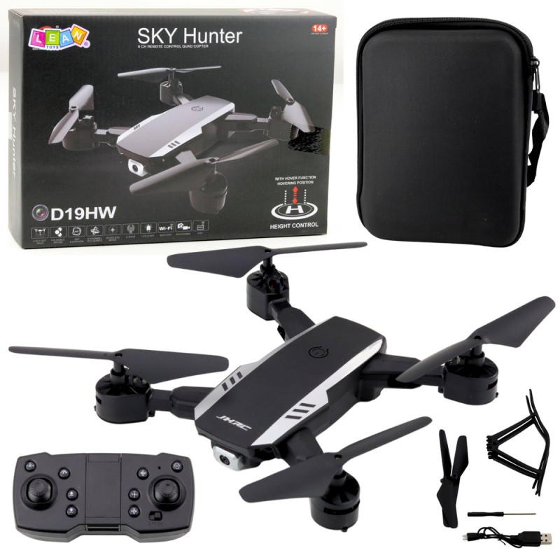 Sky Hunter D19HW FPV Wi-Fi-kaameraga kokkupandav droon