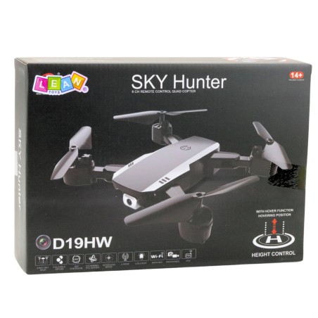 Sky Hunter D19HW FPV Wi-Fi-kaameraga kokkupandav droon