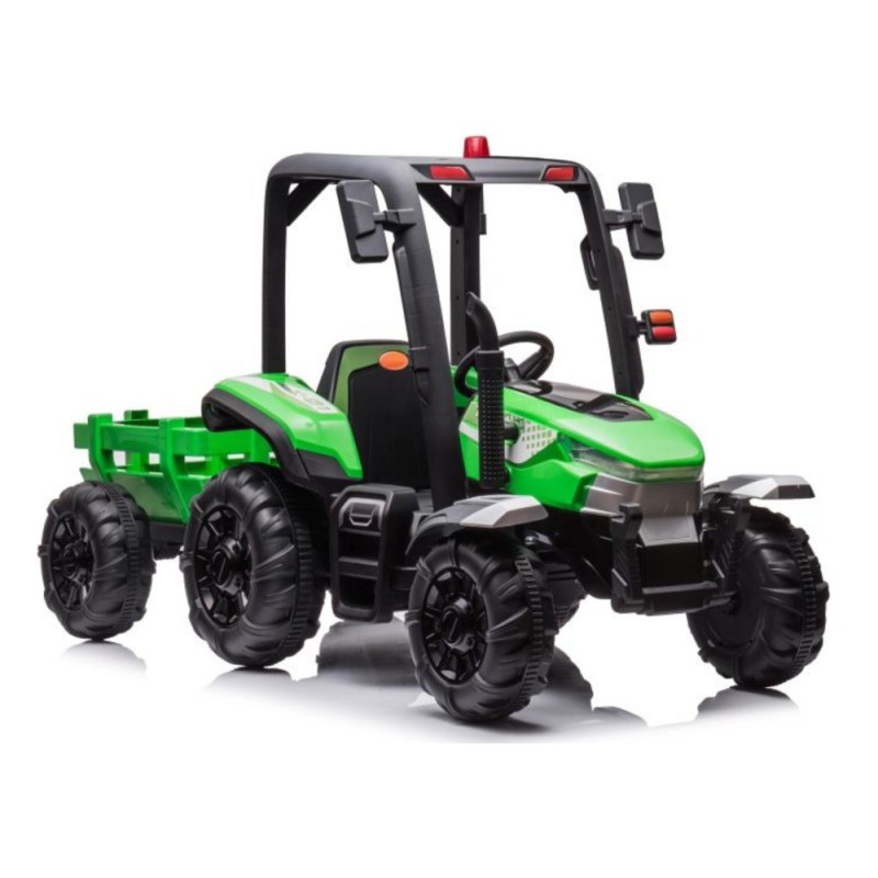 Roheline akutraktor lastele – 24 V 7 Ah aku