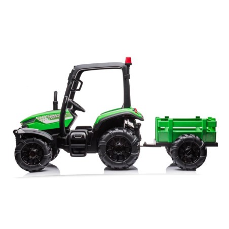 Roheline akutraktor lastele – 24 V 7 Ah aku