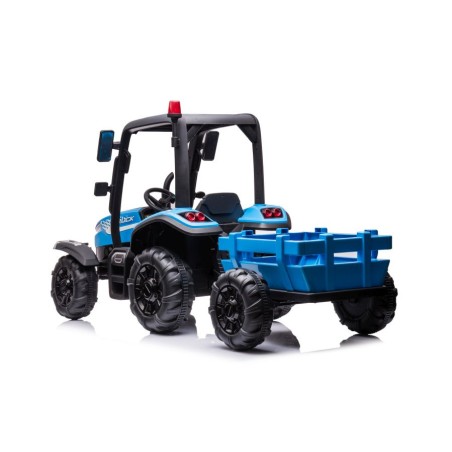 Sinine laste akutraktor kaugjuhtimispuldiga