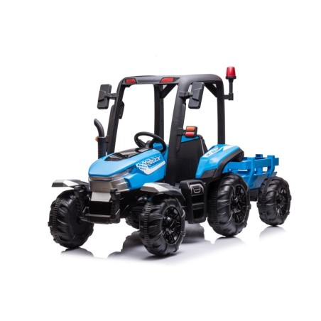 Sinine laste akutraktor kaugjuhtimispuldiga