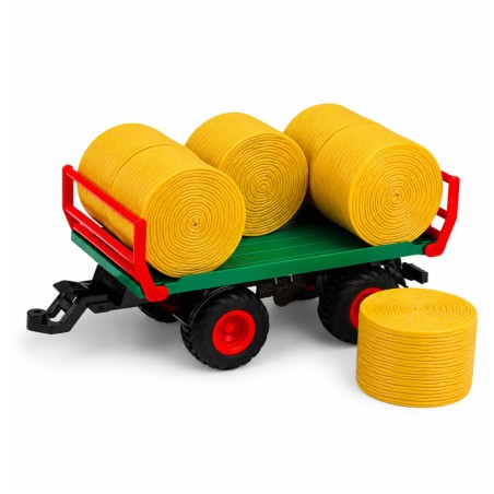 Kaugjuhitav farmitraktor haagisega 1:24