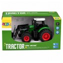Roheline laste põllutraktor esilaaduriga 1:24