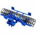 Roheline põllutraktor rulliga 1:24