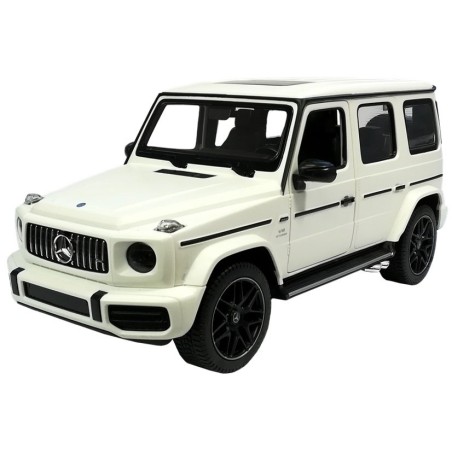 Mercedes G63 Rastar kaugjuhtimisega maastikuauto, valge 1:14
