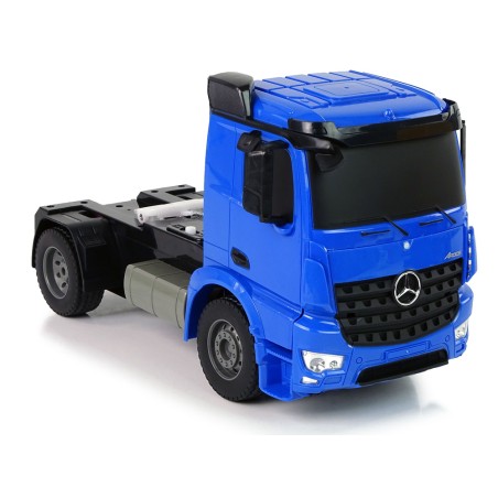 Suur sinine Mercedes Arocs kaugjuhitav veoauto 1:20