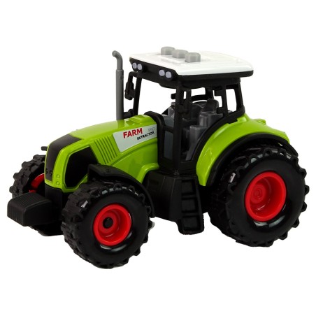 Mängutraktor kahe haagisega ja helidega