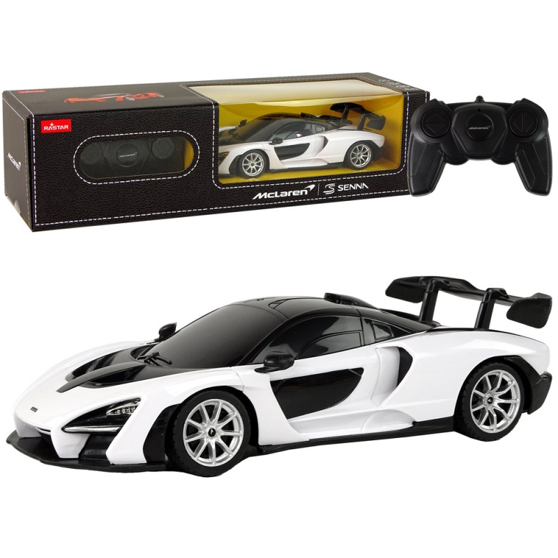 Valge McLareni kaugjuhitav mudelauto Rastar Pilot 1:24