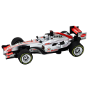 Hõbedane võidusõiduauto 1:9 helide ja tuledega